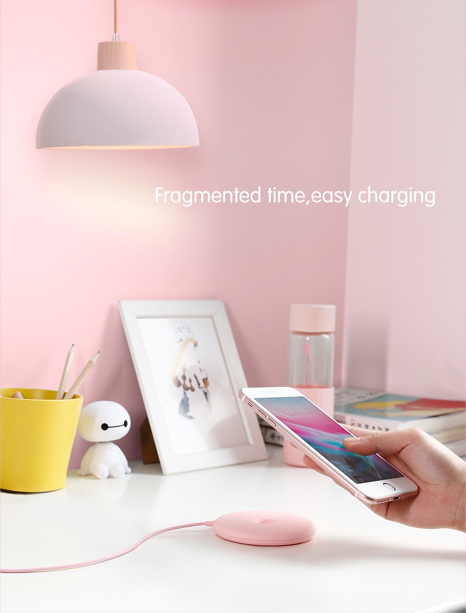 Baseus Donut Wireless Charger - Bezdrátová Qi nabíječka 5